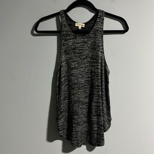 Closet Clear Out Aritzia Wilfred Free Marled Grey Black Tank